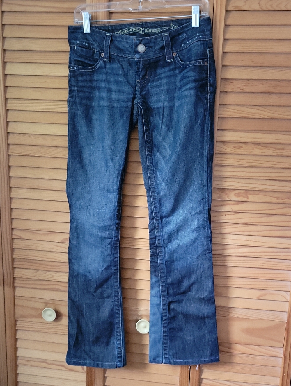 American Eagle Artist Bootcut Jeans Regular Medium Denim Y2K Women's Size 0